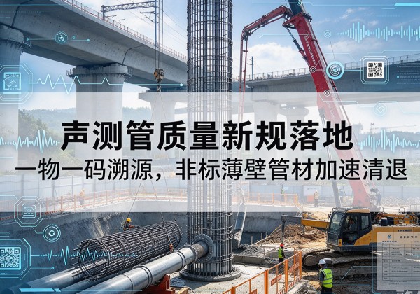 奉化声测管质量新规落地，一物一码溯源，非标薄壁管材加速清退
